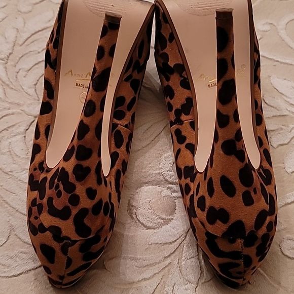 Anne Michelle Leopard Print Stilettos - Picture 14 of 16